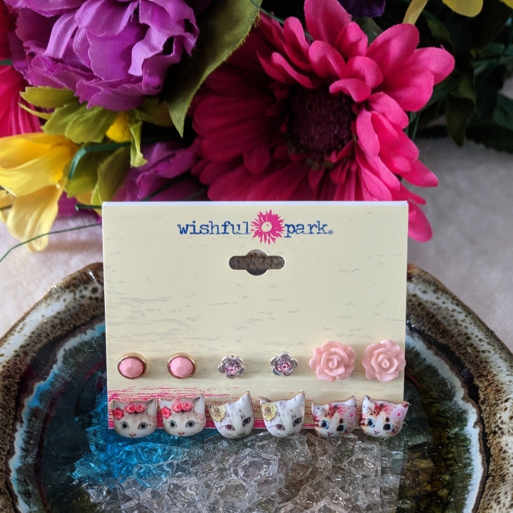 ♦️ B2G1FREE♦️Set of 6 Stud Earrings